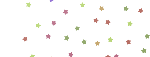 Festivalsel tasarımlar için beyaz arkaplan üzerindeki renkli yıldız konfeti deseni