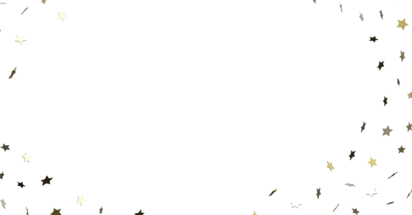Altın Yıldız Konfeti Kutlama İçin Beyaz Arkaplanda Düşüyor