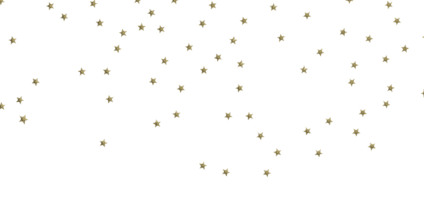 Beyaz Arkaplanda Altın Yıldız Konfeti: Kutlama ve Zarafet