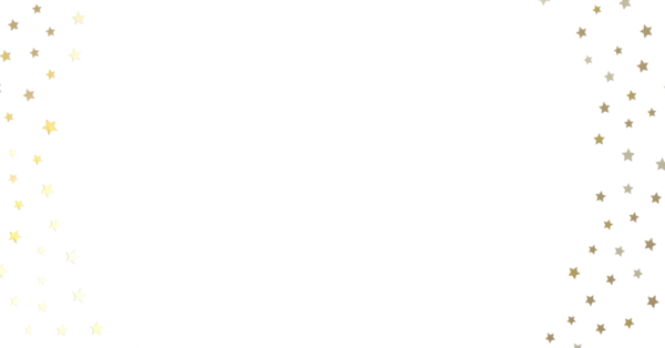 Şenlik tasarımı için beyaz zemin üzerinde altın yıldız konfetisi.