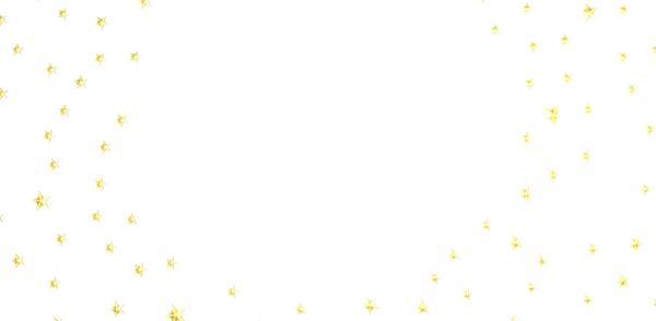 Kutlama için Beyaz Arkaplanda Altın Yıldız Konfeti