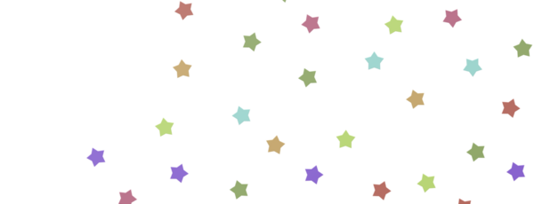 Renkli yıldız konfeti arka planı her şenlik tasarımı için mükemmeldir.