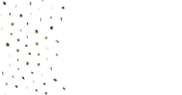 Altın Yıldız Konfeti Kutlama İçin Beyaz Arkaplanda Düşüyor