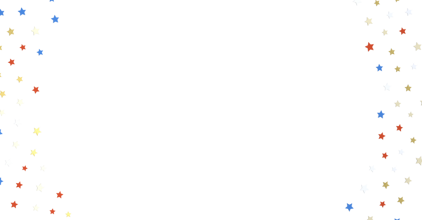 Beyazın renkli yıldız arkaplanı. Vatansever yıldızlar konfeti konsepti