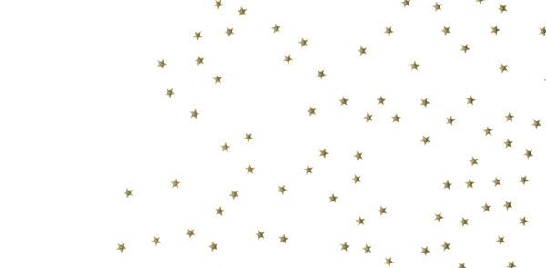 Kutlama için Beyaz Arkaplanda Altın Yıldız Konfeti