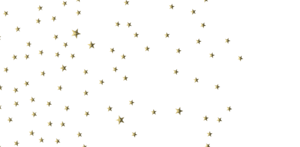 Beyaz Arkaplanda Altın Yıldız Konfeti: Kutlama Neşesi