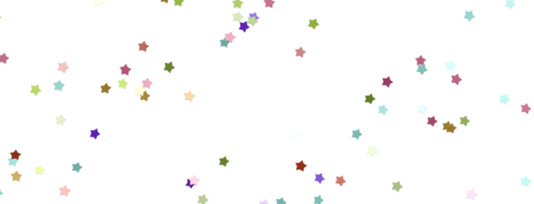 Renkli yıldız konfeti arka planı beyaz, şenlikli eğlence dekorasyonu