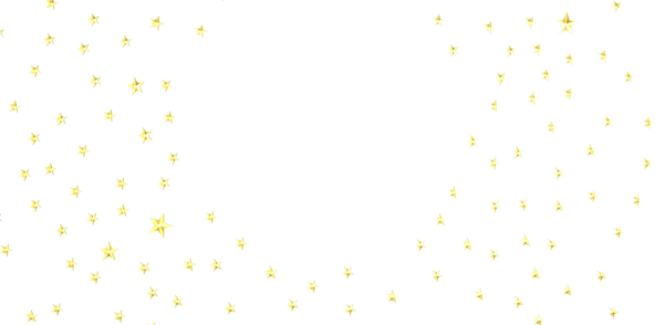 Beyaz Arkaplanda Altın Yıldız Konfeti: Soyut Kutlama Kutlaması