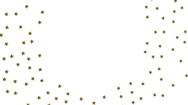 Altın Yıldız Konfeti Kutlama İçin Beyaz Arkaplana Dağılmış