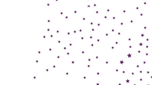 Kutlama ve Kutlama İçin Mor Yıldızlı Arkaplan