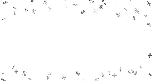 Beyaz Arkaplana Düşen Yüzde Sembolleri: Finans ve İndirim Kavramları