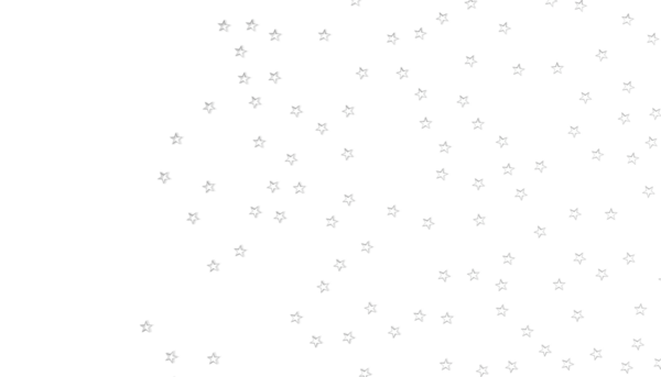 Beyaz yüzey üzerinde çeşitli boyutlarda soyut yıldız arkaplan tasarımı.