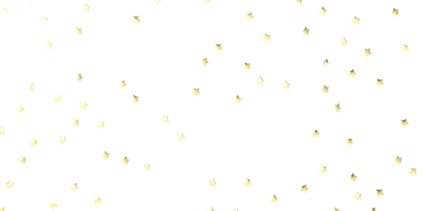Altın yıldızlı konfeti beyaz arka planda şenlikli kutlama konseptiyle düşüyor