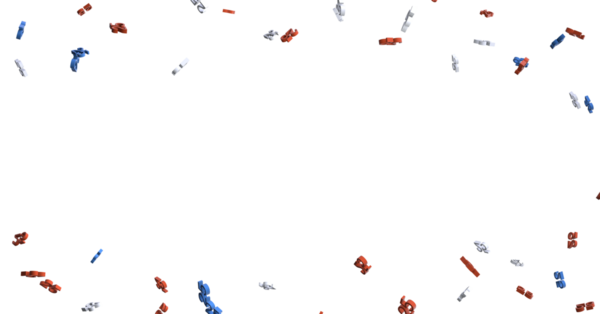 Beyaz Arkaplan Yaratıcı Kavramında Soyut 3B Elementler