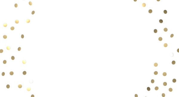 Zarif altın konfeti arka planı, basit ve çok yönlü parti tasarımı