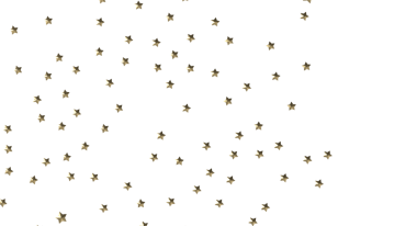 Dağıtılmış Yıldızlar ve Parıldayan Efektlerle Altın Yıldız Arkaplanı