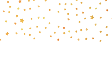 Beyaz Arkaplanda Düşen Altın Yıldızlar Şenlik Kutlaması