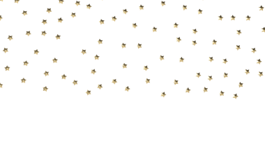 Altın Yıldız Konfeti Kutlamalar ve Neşe İçin Beyaz Arkaplanda Düşüyor