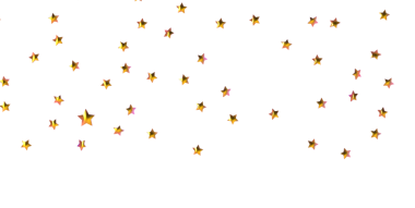 Kutlama için Beyaz Arkaplanda Altın Yıldız Konfeti