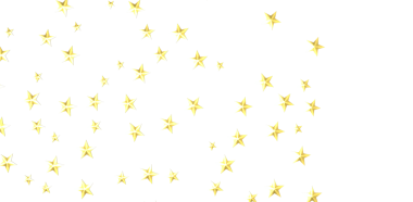 Beyaz arka planda altın yıldızlar, kutlama için tasarım, şenlik neşe