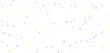 Beyaz Arkaplanda Soyut Renkli Noktalar: Neşeli ve Neşeli