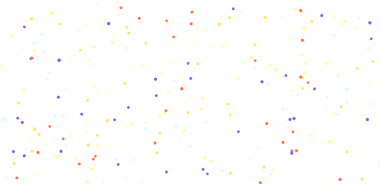 Beyaz Arkaplanda Soyut Renkli Noktalar: Neşeli Dağılım
