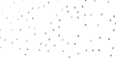 Kutlamalar ve Şenlik Tasarımları İçin Beyaz Arkaplanda Parlayan Yıldızlar Konfeti