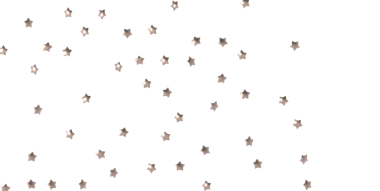 Beyaz üzerine ışıldayan yıldız konfetisi arka planı, şenlik için mükemmel.