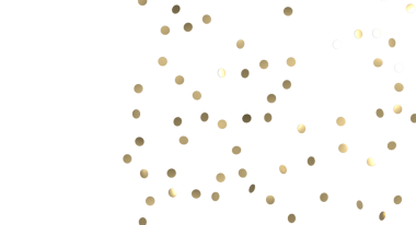 Beyaz Arkaplanda Altın Konfeti: Kutlama ve Parti Teması