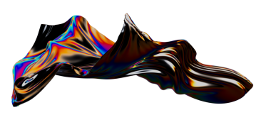 Beyaz Arkaplanda Akan Soyut Parlak Kumaş