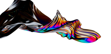 Yanardöner renkli ve hareketli soyut akıcı kumaş