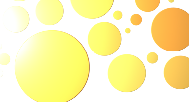 Beyaz boşlukta soyut sarı ve turuncu daireler