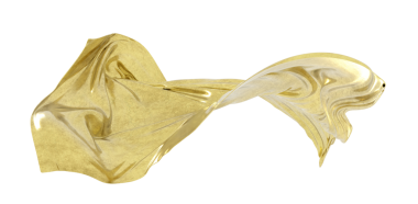 Zarif akışkan altın kumaş soyut, hareket, lüks, zarif doku