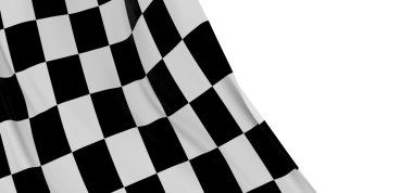 Damalı Bayrak Rüzgarda Dalgalanıyor, Yarış Zaferi