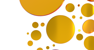 Zarif Tasarımlar İçin Beyaz Arkaplanda Soyut Altın Halkalar