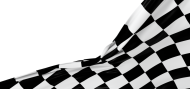 Waving Checker Flag Zaferi ya da Yarışmayı Sembolize ediyor