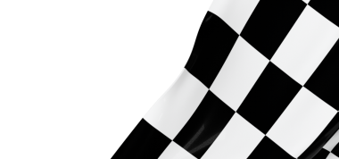 Zafer Konsepti için Beyaz Arkaplan İşaretli Bayrak