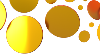 Soyut sarı ve turuncu daireler arka plan, zarif, modern ve şık tasarım