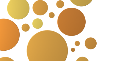 Soyut sarı ve turuncu daireler arka plan tasarımı