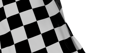 Kutlama için Siyah ve Beyaz Ayrıntılı Damalı Bayrak Dalgalanması