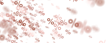 Beyaz arkaplan tasarımında yüzen yüzde soyut semboller