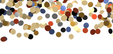 Parti Eğlencesi İçin Temiz Beyaz Arkaplan Üzerine Renkli Konfeti Serpiştirildi