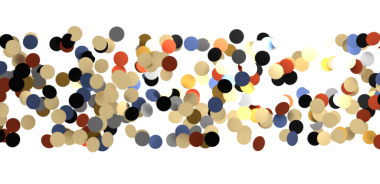 Beyaz Arkaplanda Soyut Renkli Konfeti Çemberleri, Parti Kavramı