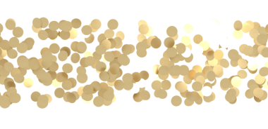 Beyaz Arkaplanda Altın Konfeti Düşen Kutlama Soyut Tasarımı