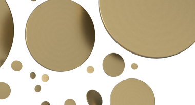 Zarif Tasarım İçin Beyaz Arkaplanda Soyut Altın Halkalar