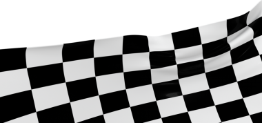 Bir Yarış Olayında Damalı Bayrak Dalgalanması