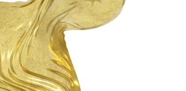 Akan Perdeler ve Parlak Işıklar ile Zarif Altın Kumaş dokusu