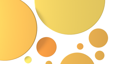 Modern dijital konsept için soyut sarı turuncu daireler arka plan tasarımı