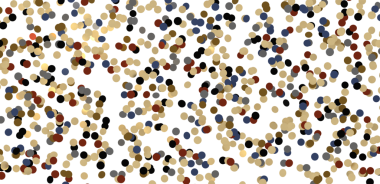 Beyaz Arkaplanda Soyut Renkli Konfeti Çemberleri Deseni