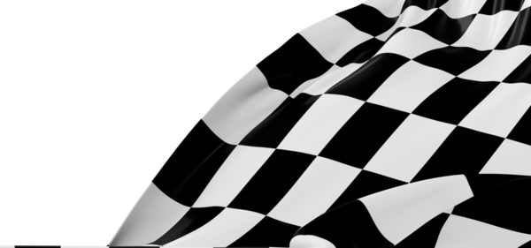 Rüzgardaki Damalı Bayrak - Yarış ve Zafer Konsepti